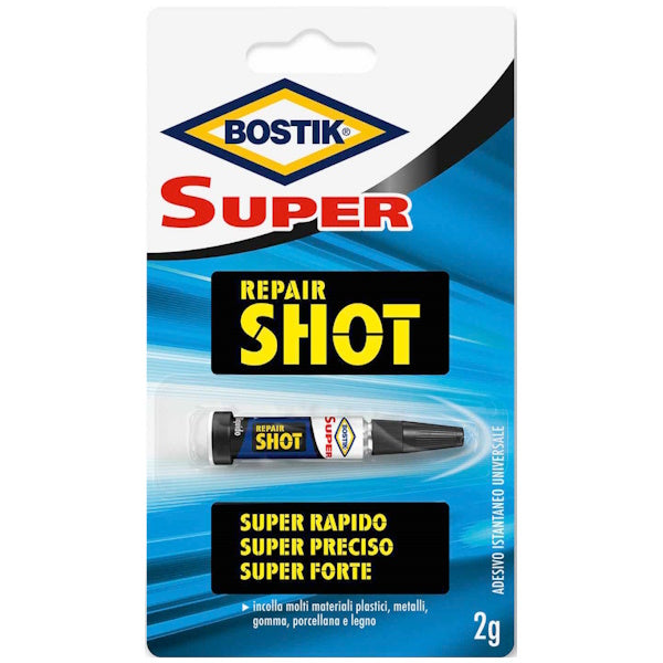 UHU BOSTIK SUPER REPAIR SHOT ADESIVO PER RIPARAZIONI BLISTER GR2