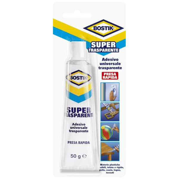 UHU BOSTIK SUPERTRASPARENTE ADESIVO TRAPARENTE A CONTATTO BLIST.GR50