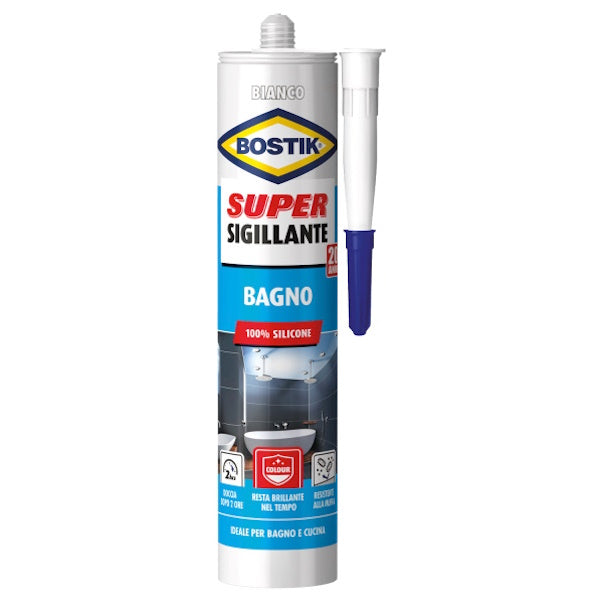 UHU BOSTIK SUPER SIGILLANTE BAGNO BIANCO CARTUCCIA ML300