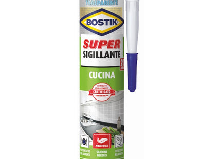 UHU BOSTIK SUPER SIGILLANTE CUCINA TRASPARENTE CARTUCCIA ML300