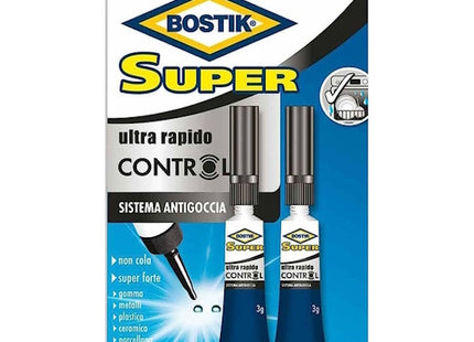 UHU BOSTIK SUPER CONTROL ISTANTANEO ADESIVO BLISTER GR3 PZ2