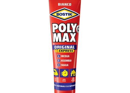 UHU BOSTIK POLY MAX ORIGINAL EXPRESS BIANCO TUBO GR165