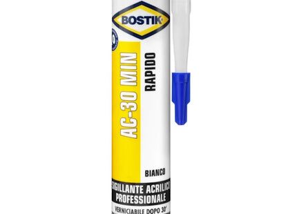 UHU BOSTIK AC-30 MINUTI SIGILLANTE PLASTO-ELASTICO ACRILICO BIANCO ML300