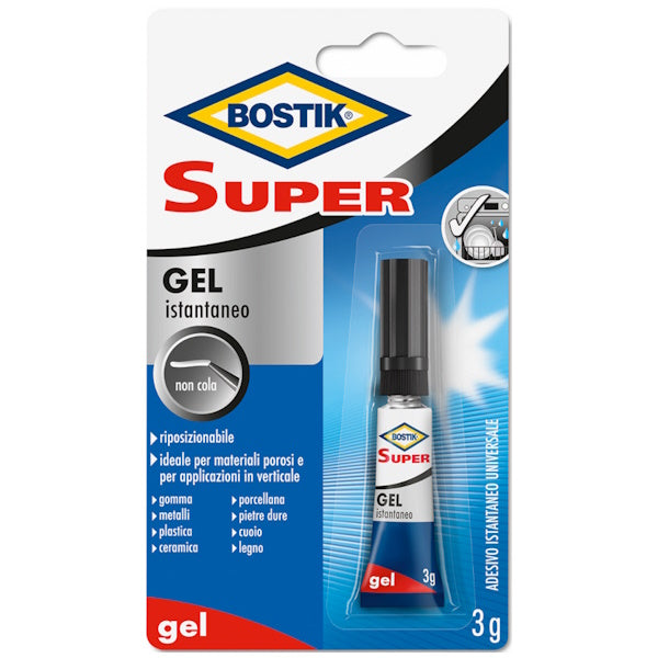 UHU BOSTIK SUPER GEL ADESIVO INSTANTANEO BLISTER GR3