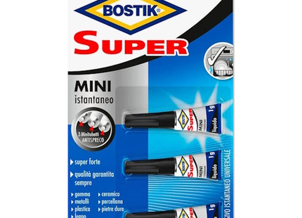 UHU BOSTIK SUPER MINI ADESIVO UNIVERSALE INSTANTANEO CONF.DA GR1X3