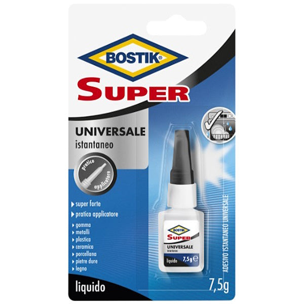 UHU BOSTIK SUPER UNIVERSALE ADESIVO INSTANTANEO BLISTER GR7,5