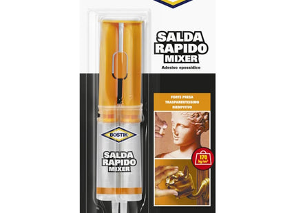 UHU BOSTIK SALDARAPIDO MIXER COLLA EPOSSIDICA BICOMPONENTE BLIS.ML24
