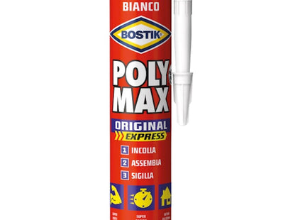 UHU BOSTIK POLY MAX ORIGINAL EXPRESS BIANCO CARTUCCIA GR425