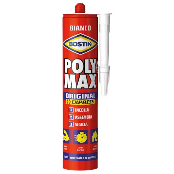 UHU BOSTIK POLY MAX ORIGINAL EXPRESS BIANCO CARTUCCIA GR425