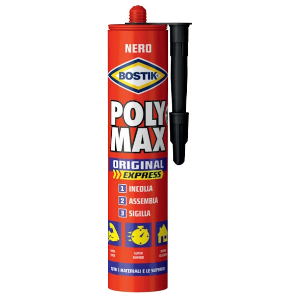 UHU BOSTIK POLY MAX ORIGINAL EXPRESS NERO CARTUCCIA GR425