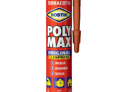UHU BOSTIK POLY MAX ORIGINAL EXPRESS TERRACOTTA CARTUCCIA GR425