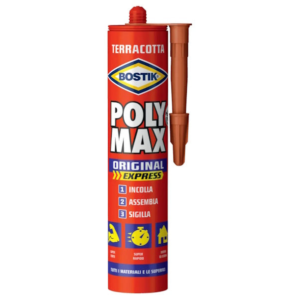 UHU BOSTIK POLY MAX ORIGINAL EXPRESS TERRACOTTA CARTUCCIA GR425