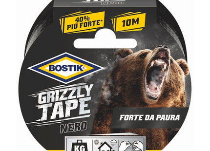 UHU BOSTIK GRIZZLY TAPE NASTRO TELATO IN PE ESTRUSO MM50X10MT NERO
