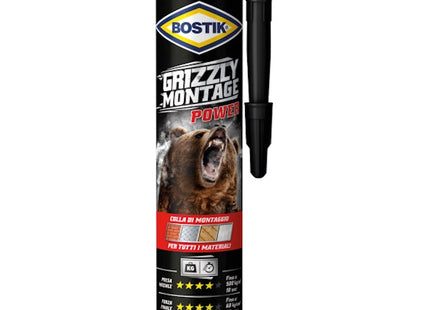 UHU BOSTIK GRIZZLY MONTAGE POWER CARTUCCIA GR370 BIANCO