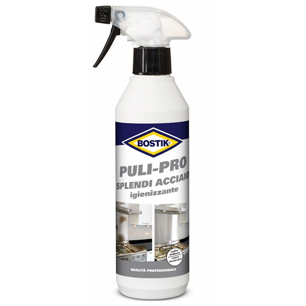 UHU BOSTIK PULI-PRO SPLENDI ACCIAIO IGIENIZZANTE FLACONE SPRAY ML500