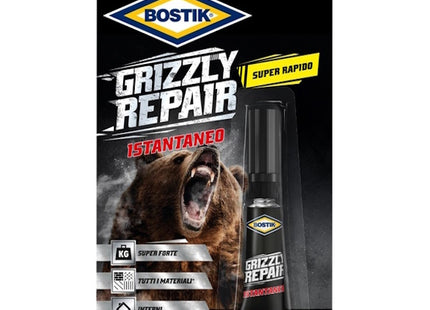 UHU BOSTIK GRIZZLY REPAIR ISTANTANEO ADESIVO UNIVERSALE BLISTER GR3