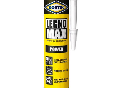 UHU BOSTIK LEGNO MAX POWER COLLA PER LEGNO CLASSE D4 CARTUCCIA GR380