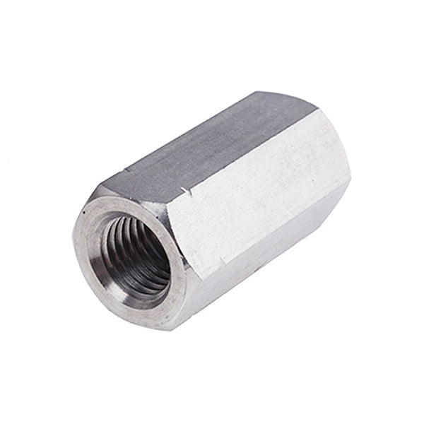 DADO ESAGONALE DISTANZIALE CLASSE 8 ZINCATO BIANCO DIN 6334