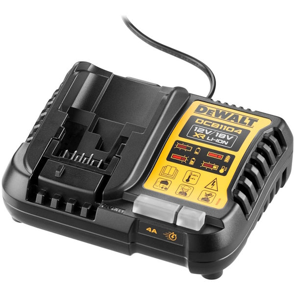DEWALT CARICABATTERIE XR MULTIVOLTAGGIO 4,0 AH ART. DCB1104-QW