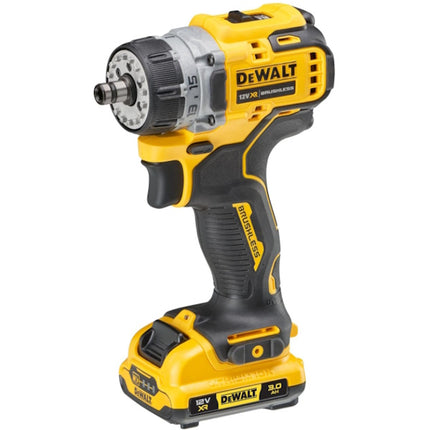 DEWALT TRAPANO AVVITATORE MULTITESTA A BATTERIA 12V 3,0AH DCD703L2T-QW