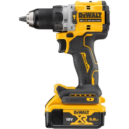 DEWALT TRAPANO AVVITATORE A PERCUSSIONE A BATTERIA 18V 5AH DCD805P2T-QW