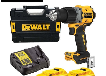 DEWALT TRAPANO AVVITATORE A PERCUSSIONE A BATTERIA 18V 5AH DCD805P2T-QW