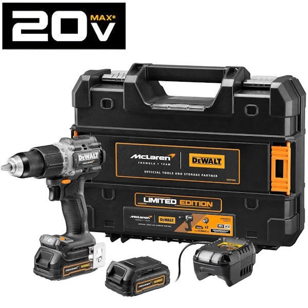 DEWALT TRAPANO AVVITATORE A PERCUSSIONE A BATTERIA 18V 1,7AH DCD85ME2GT*