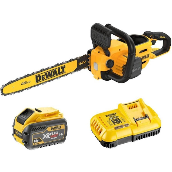 DEWALT MOTOSEGA A BATTERIA DCMCS574X1-QW 54V 9,0AH BARRA CM45