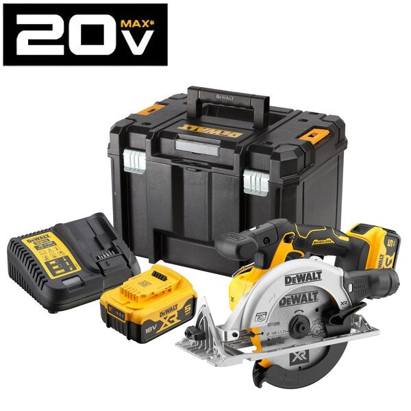 DEWALT SEGA CIRCOLARE A BATTERIA 18V 5,0AH ART. DCS565P2-QW