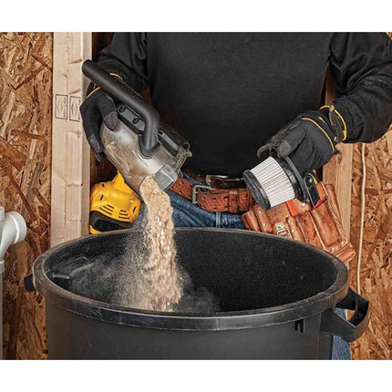 DEWALT ASPIRATORE A BATTERIA XR FILTRO CLASSE L 18V