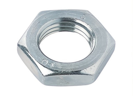 DADO ESAGONALE BASSO PASSO GROSSO CL.04 Z.BIANCO UNI 5589 DIN 936