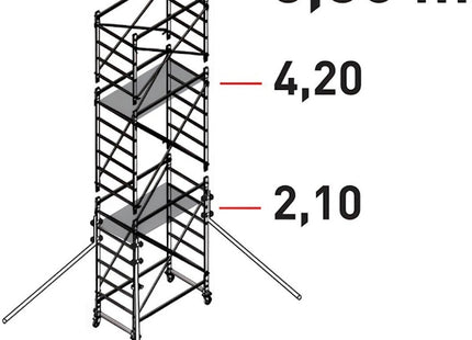 FACAL TRABATTELLO DOGE 65 COMPLETO DI PIANI A NORMA EUROPEA