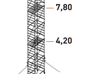 FACAL TRABATTELLO DOGE 65 COMPLETO DI PIANI A NORMA ITALIANA