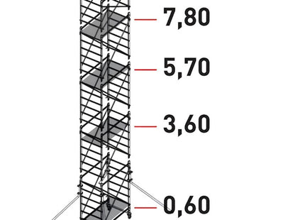 FACAL TRABATTELLO DOGE 65 COMPLETO DI PIANI A NORMA EUROPEA