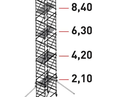 FACAL TRABATTELLO DOGE 65 COMPLETO DI PIANI A NORMA EUROPEA