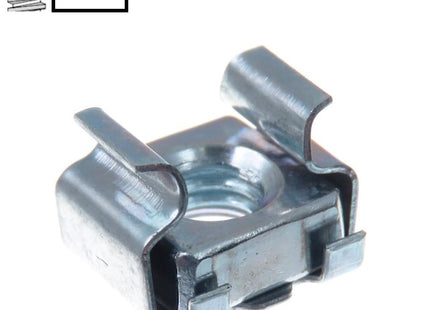 DADO IN GABBIA PER FORI QUADRI ZINCATO BIANCO M 6