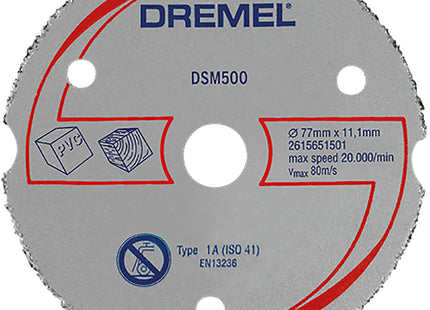 DREMEL ART. DSM500 DISCO DA TAGLIO MULTIUSO IN CARBONIO D.MM77