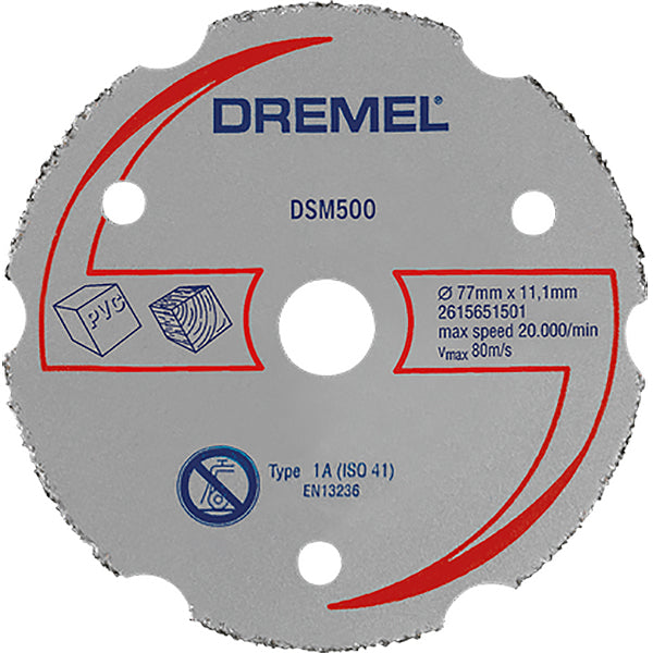 DREMEL ART. DSM500 DISCO DA TAGLIO MULTIUSO IN CARBONIO D.MM77