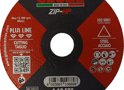 GLOBE DISCO DA TAGLIO PIANO PER ACCIAIO