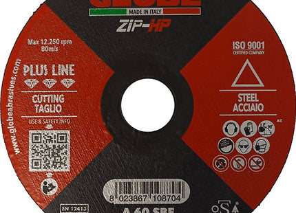 GLOBE DISCO DA TAGLIO PIANO PER ACCIAIO