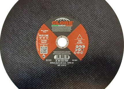 GLOBE DISCO DA TAGLIO PIANO ACCIAIO