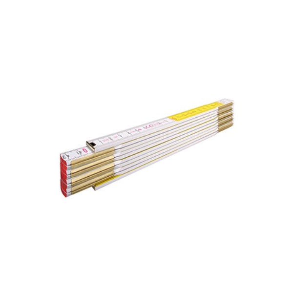 STABILA DOPPIO METRO PROFESSIONALE IN LEGNO BICOLORE TIPO 617 ART.01128