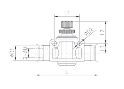 KONFIT REGOLATORE DI FLUSSO IN LINEA ART. DP81