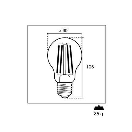 CENTURY LAMPADINA LED INCANTO+ GOCCIA 230V E27 3000K