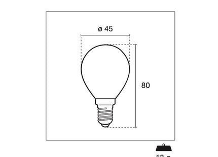CENTURY LAMPADINA LED INCANTO MINI GLOBO SATEN 230V E14 IP20