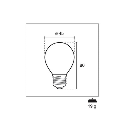 CENTURY LAMPADINA LED INCANTO MINI GLOBO SATEN 230V E27 IP20