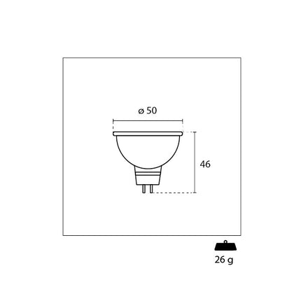 CENTURY FARETTO SPOT LED LEXAR60 12V ATTACCO GU5.3 IP20
