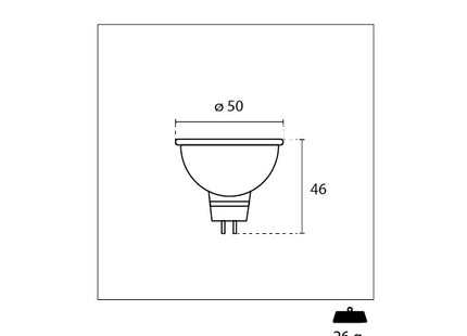 CENTURY FARETTO SPOT LED LEXAR60 12V ATTACCO GU5.3 IP20