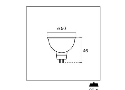 CENTURY FARETTO SPOT LED LEXAR60 12V ATTACCO GU5.3 IP20