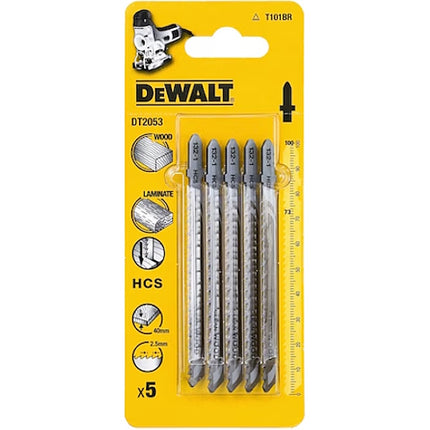 DEWALT LAME PER SEGHETTO ALTERNATIVO PER LEGNO MM100 T101BR PZ5